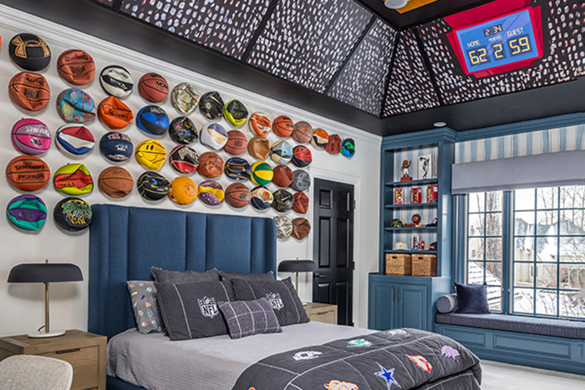 This Westlake Basketball Bedroom Is a Buzzer Beater