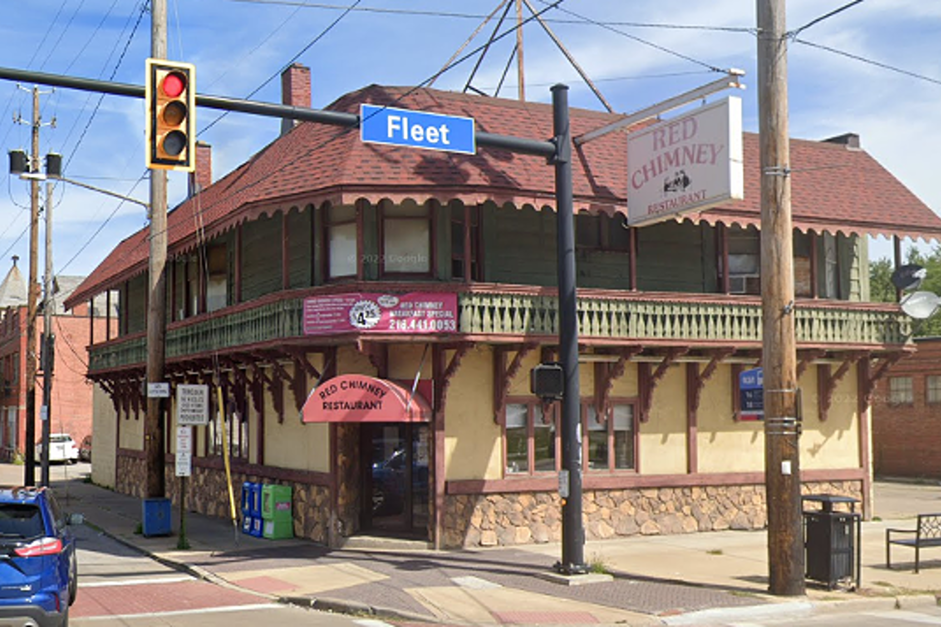 Fire Forces Temporary Closure of Red Chimney on Fleet Avenue