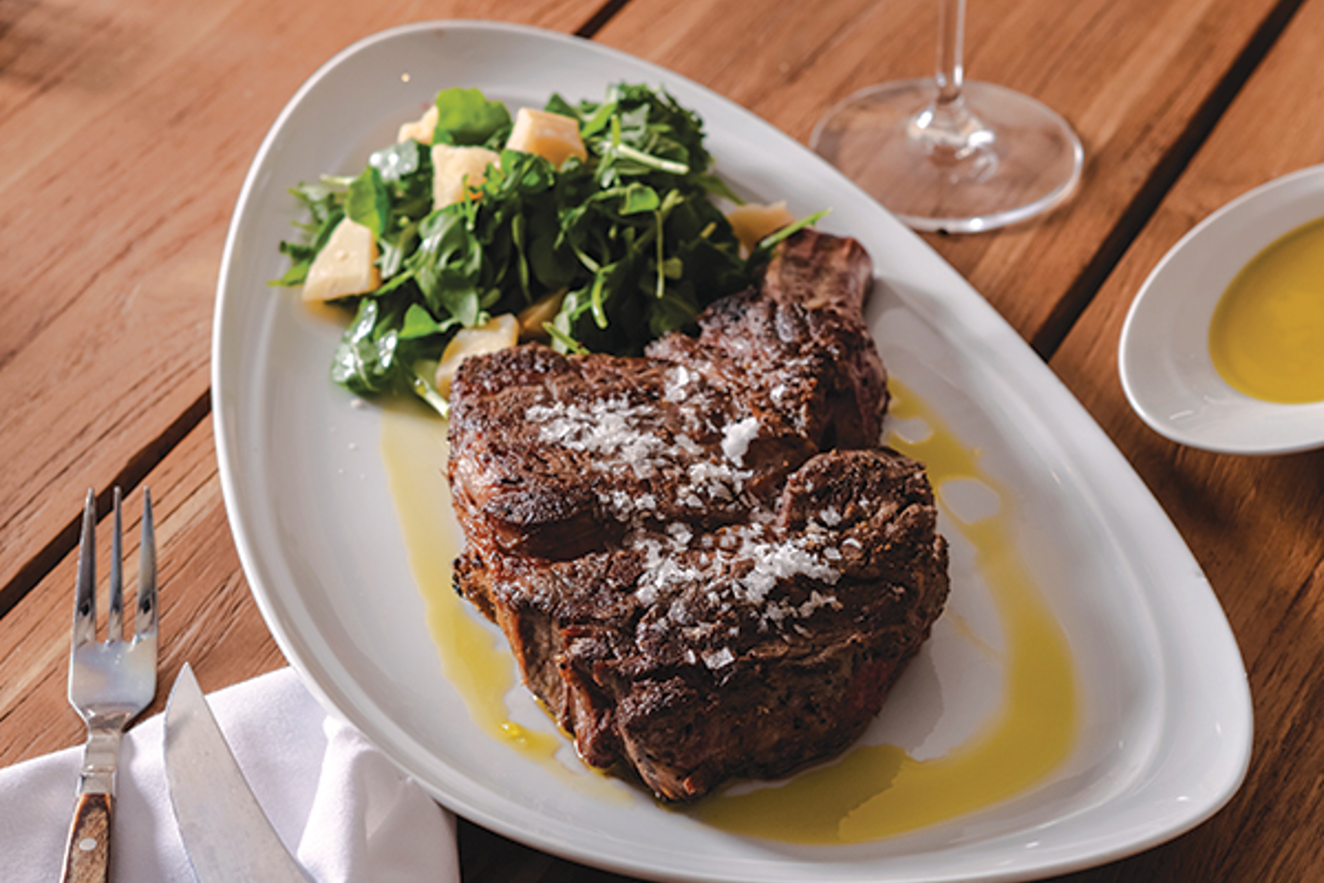 Oliva Steakhouse Represents Lola Jacaj's Downtown Ambition: Review