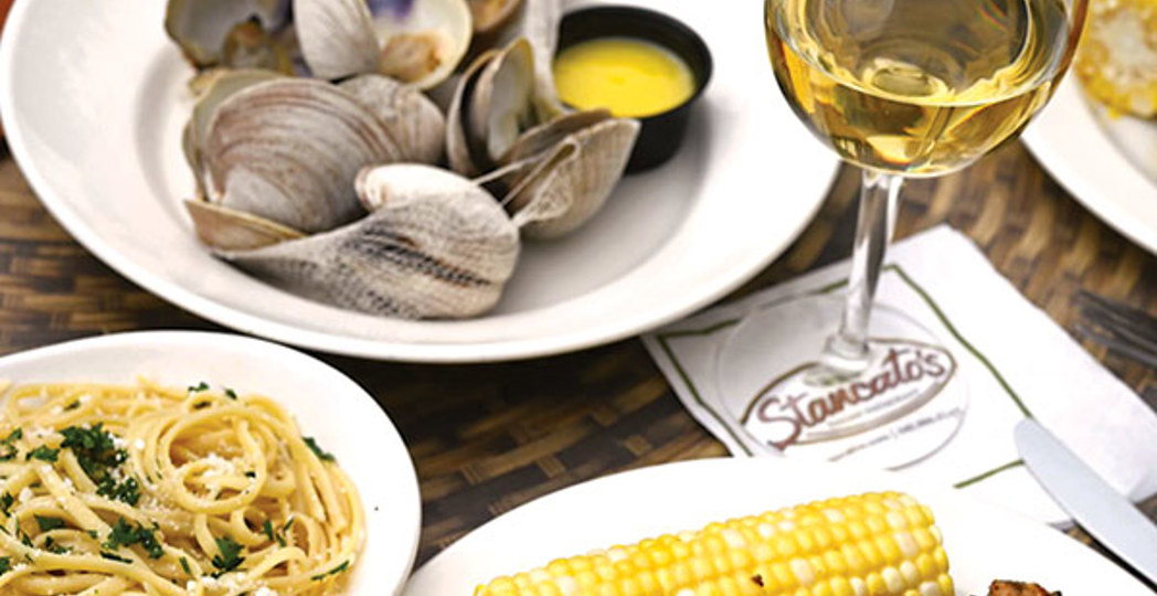 Courtesy Salty Mary's, Courtesy Stonewater Golf Club & Venue, Courtesy Stancato's Italian Restaurant, Courtesy Gunselman's Tavern, Courtesy Euclid Fish Co., Courtesy Flight Cleveland